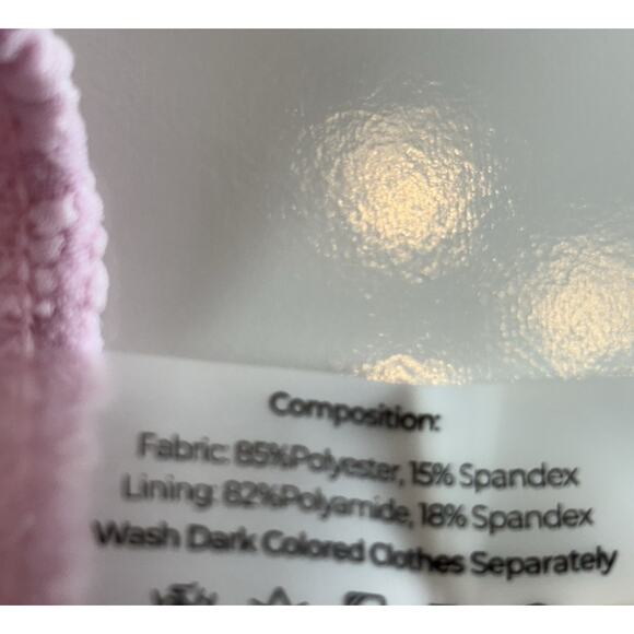 Seamolly Baby Pink Size XS Bathing Suit Textured Bikini Shell Detail Triangle - Picture 6 of 16